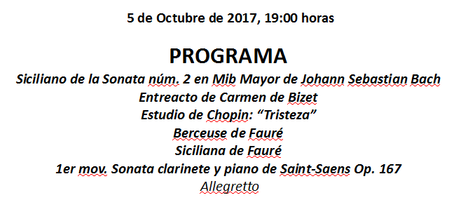 Programa del 5-10-17